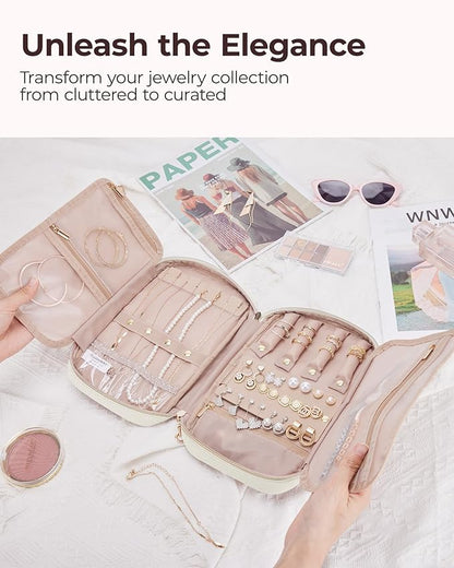 BAGSMART Travel Jewelry Case, Jewelry Organizer - Image 2