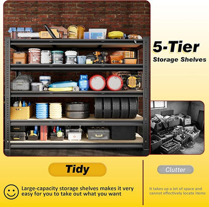 Durstruct 48" W Garage Shelving Heavy Duty 3100LBS Storage Shelves | Adjustable - Image 6