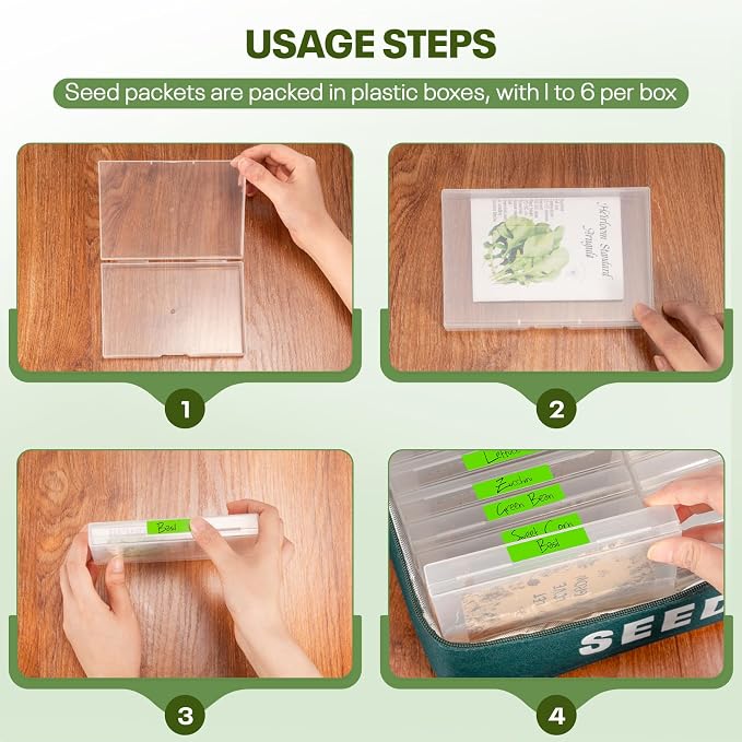 22 Slots Seed Storage Organizer Box - Image 5