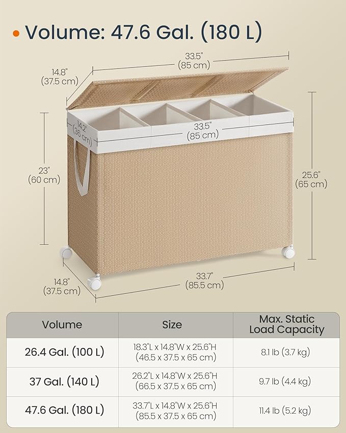 SONGMICS HOME Laundry Hamper - Image 7