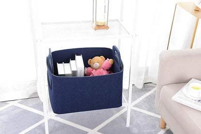 Storage Basket Felt Storage Bin Collapsible& Convenient Box Organizer - Image 3