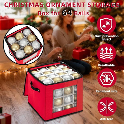 DIMESHY Christmas Ornament Storage Box - Image 2