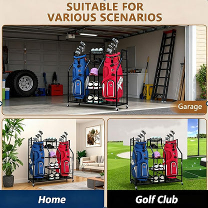 Golf Bag Storage Organizer Stand - Image 6