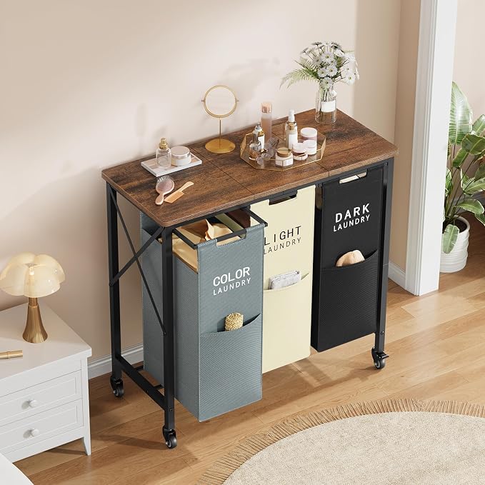 Gewudraw 3 Section Laundry Sorter - Image 8