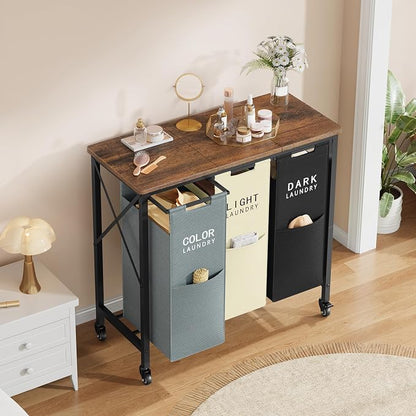 Gewudraw 3 Section Laundry Sorter - Image 8
