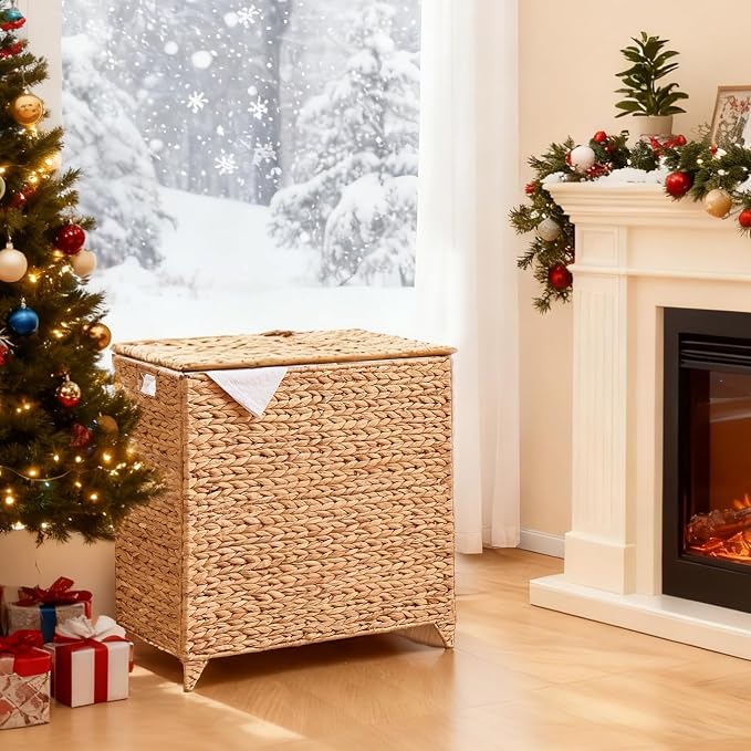 Handwoven Large Laundry Hamper - Image 2