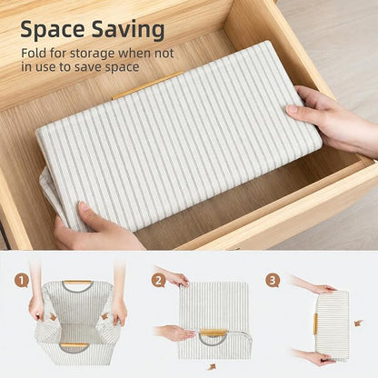 STORAGE MANIAC 2-Pack Large Laundry Hamper, 100L Collapsible Laundry Basket - Image 7