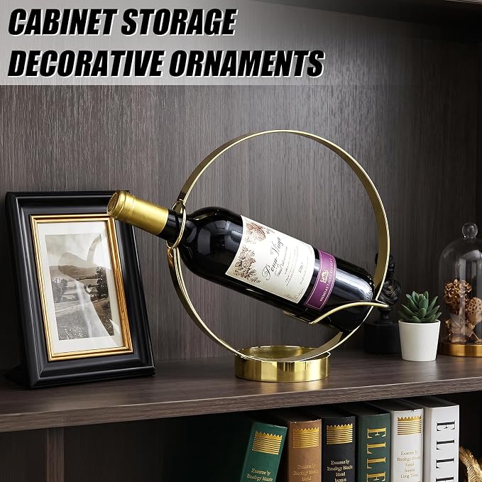 Yesland Gold Wine Bottle Holder - Image 6