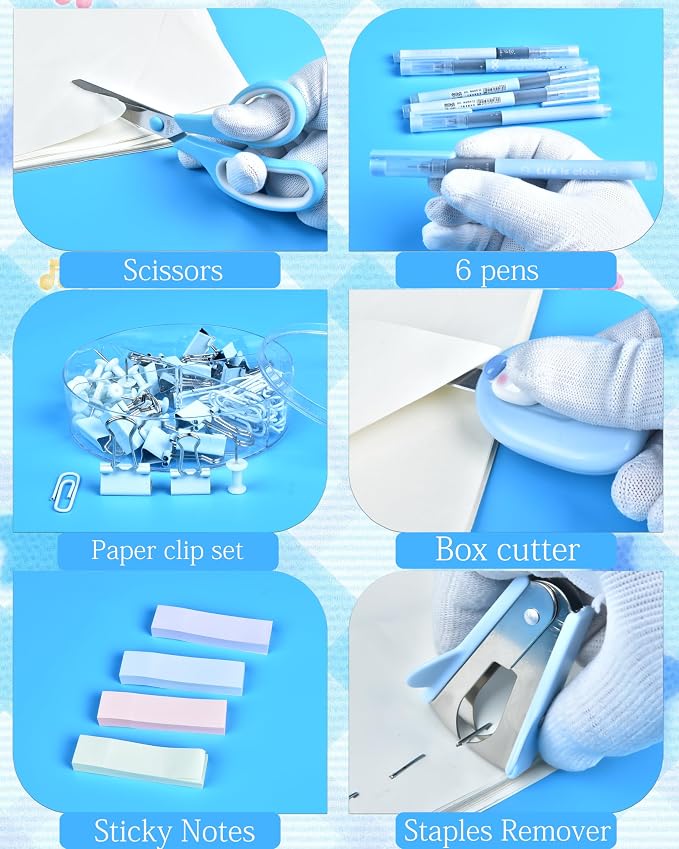 Blue Desk Accessories and Organizers - Image 5