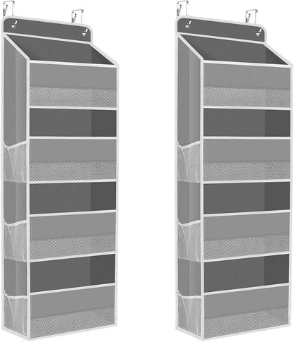 2 Pack Over The Door Organizer, Hanging Storage Organizer by SpaceHacks