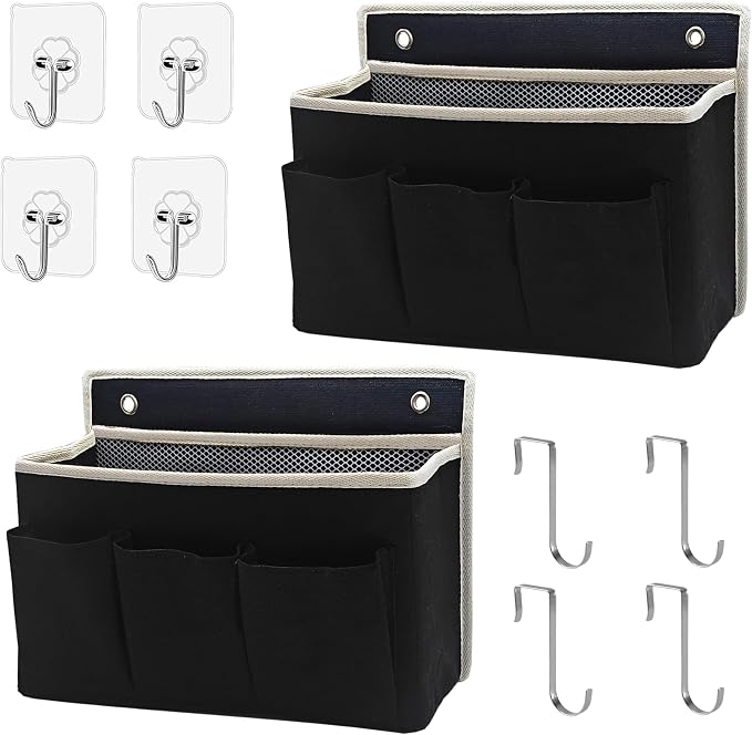 2-Pack Wall Hanging Organizer Bag/Hanging Baskets by Someteth
