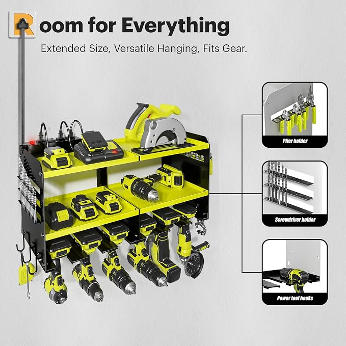 Spampur Power Tool Organizer, 15 Min Quick Assembly & Max 420lb Load by Heavy - Image 5