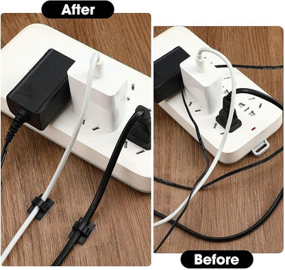 EBOOT 1000 Pieces Adhesive Cable Wire Clips Strong Cord Clips Wire Holders - Image 3