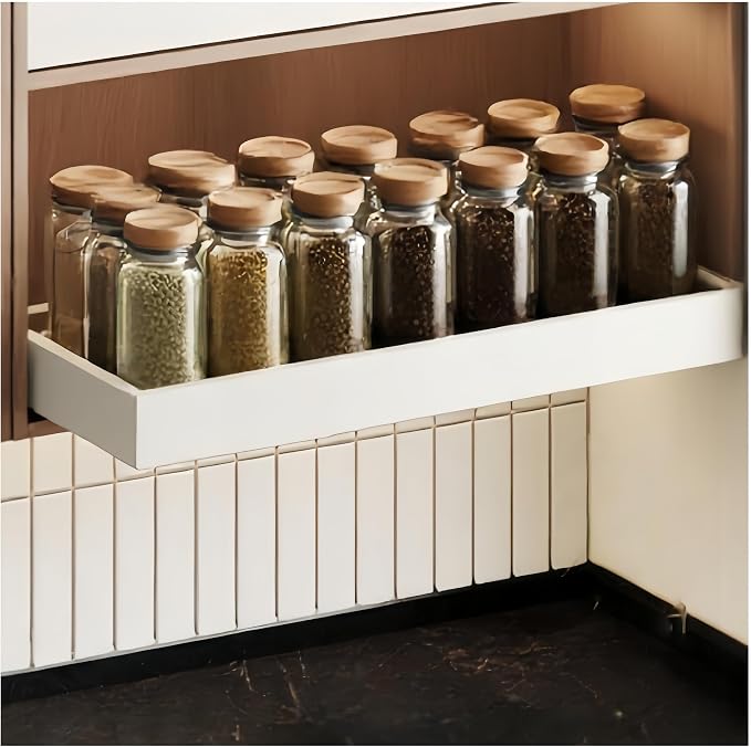 Fokyfok Pull out Cabinet Organizer, Width and Depth Expandable, No Drill by Fokyfok
