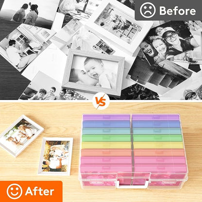Lifewit 16 Pcs Photo Storage Box - Image 4