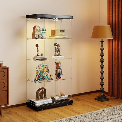 Tempered Glass Display Cabinet by Zevemomo