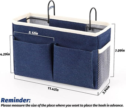 Bedside Caddy Bedside Storage Organizer Hanging Bunk Bed Dorm Room - Image 2