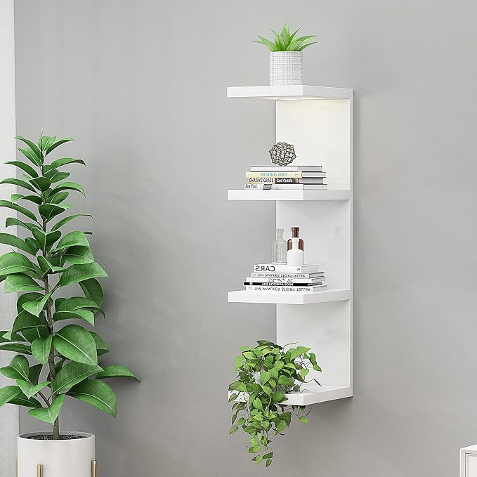 LitaEther Versatile 4 Tier Wall Shelf Unit, Display Floating Shelf - Image 4