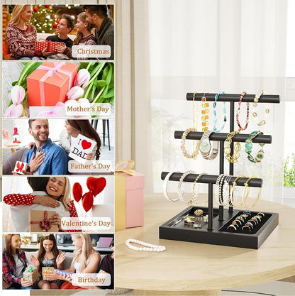SZQINJI Bracelet Holder Display Organizer Stand, Necklace Holder Jewelry Holder - Image 8