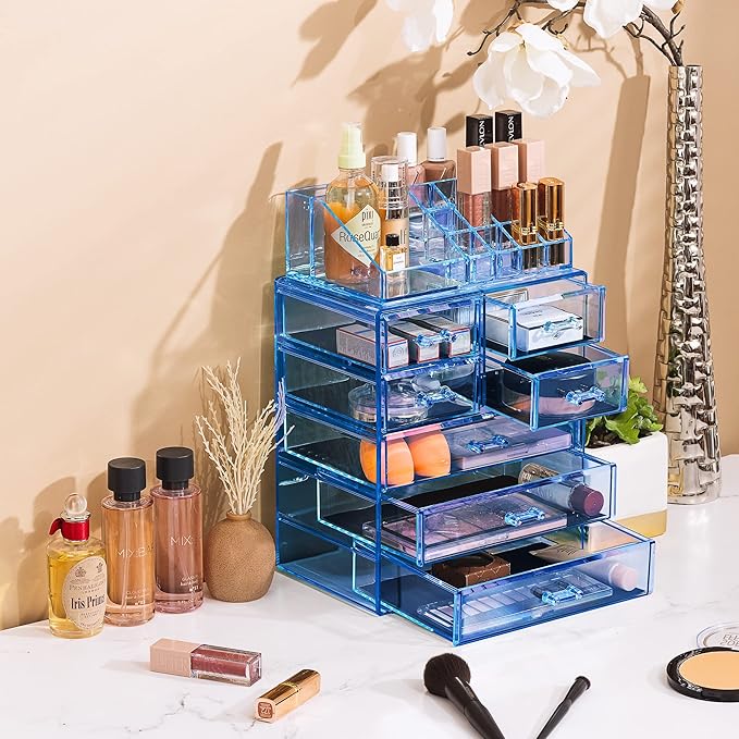 Sorbus Clear Cosmetic Makeup Organizer - Image 5