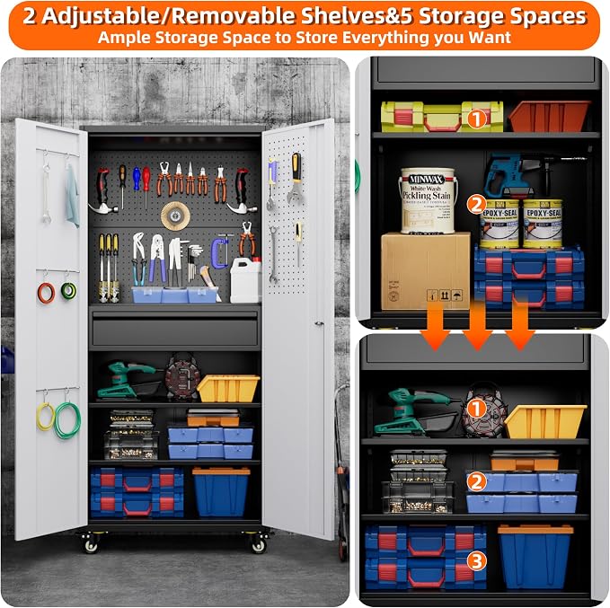 Aobabo Garage Storage Cabinet - Image 5