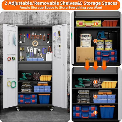 Aobabo Garage Storage Cabinet - Image 5