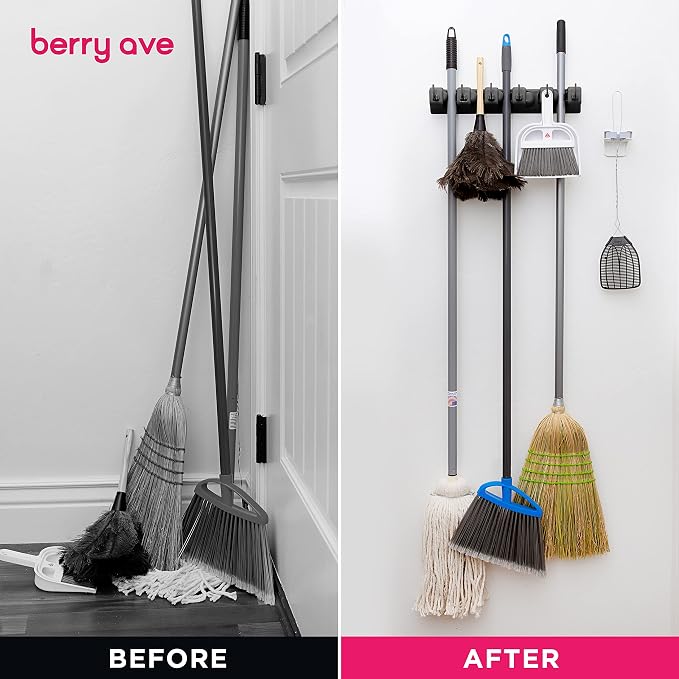 EXTRA GRIP Mop & Broom Holder Wall Mount - Image 5