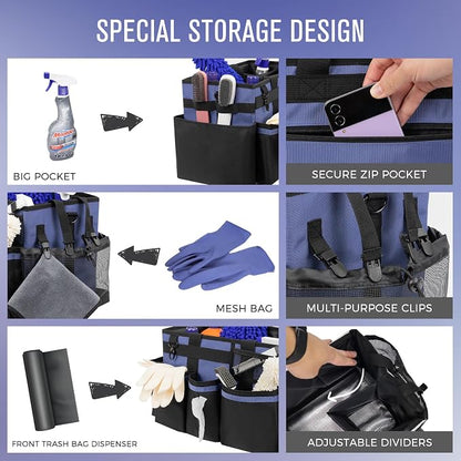 Wearable Cleaning Caddy, Cleaning Caddy Supplies Organizer - Image 2