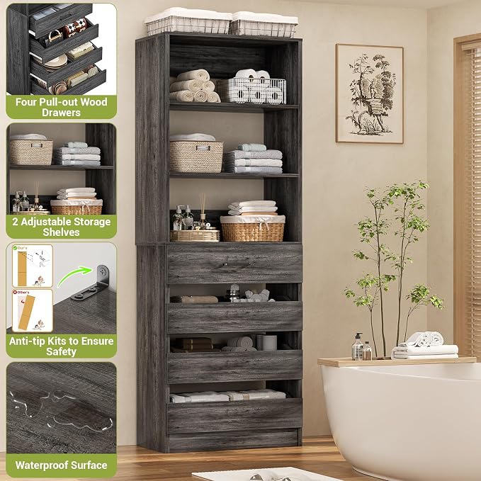 Aheaplus 21.3" Closet System - Image 5