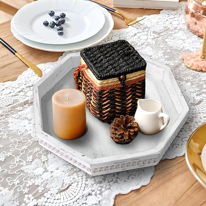 Wooden Decorative Tray, Small Serving Tray - Image 4