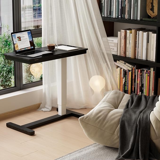 Solid Wood Overbed Bedside Table - Image 3