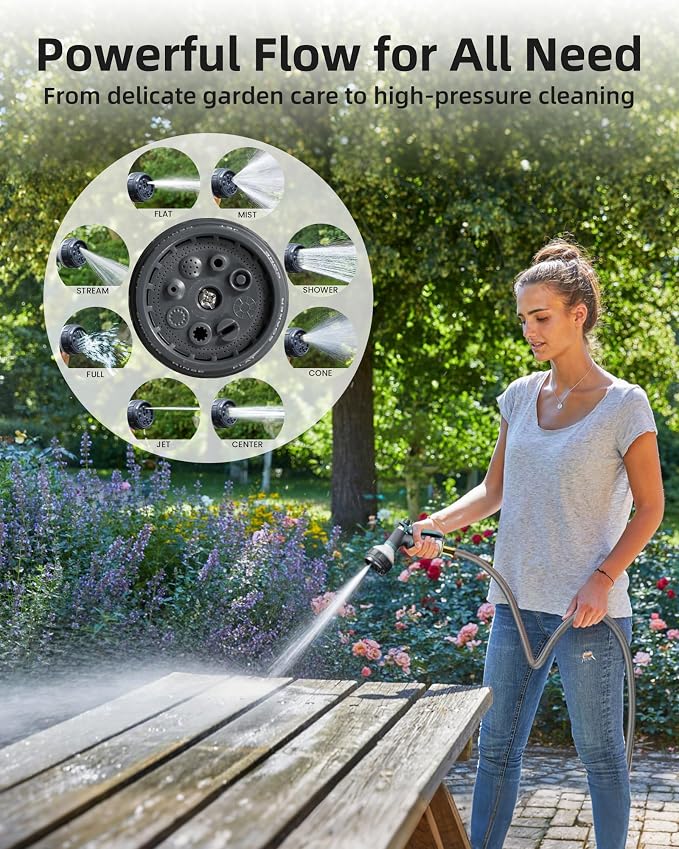 AYURA Retractable Garden Hose Reel 100 ft x 1/2 inch - Image 8