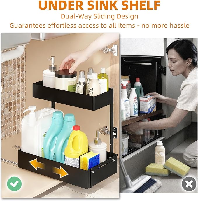 2Packs Under Sink Organizer - Image 4