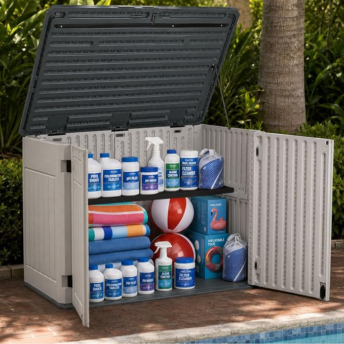 EHHLY Vertical Resin Storage Shed - Image 2