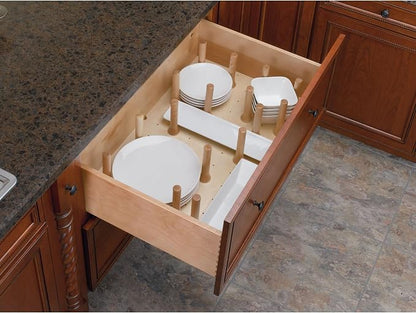 Rev-A-Shelf Pegboard Drawer Divider Organizer, Trim to Fit Wooden Kitchen - Image 2