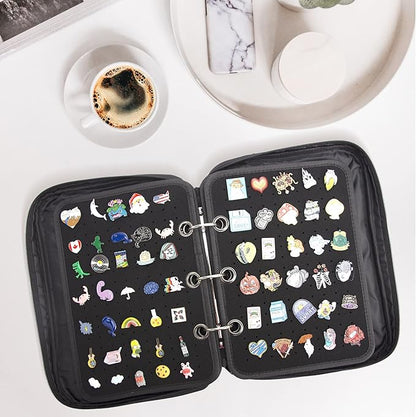 Enamel Pin Display Pages Pin Carrying Case, Pins Collection Storage Organizer - Image 4