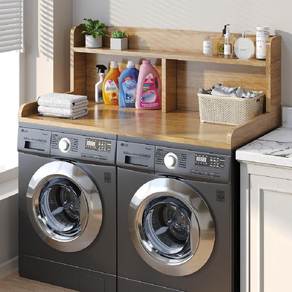 2-Tier Washer Dryer Countertop, 18.5" Raised Height Laundry Countertop - Image 7