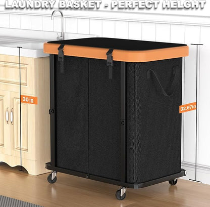 190L Large Fashion Laundry Basket - Image 4