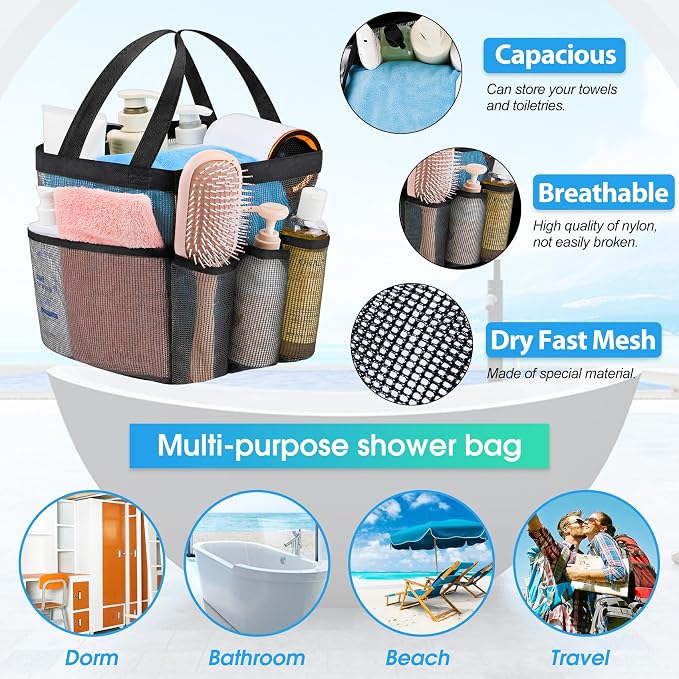 Mesh Shower Caddy Portable - Image 2