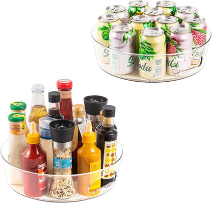 2 Pack Lazy Susan Cabinet Organizer by Rakkime