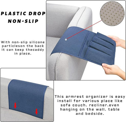 NB Sofa Armrest Organize remote holder bedside caddy organizer - Image 5