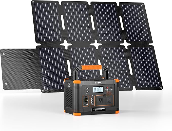 GRECELL 519Wh Portable Power Station by GRECELLPOWERSTATION