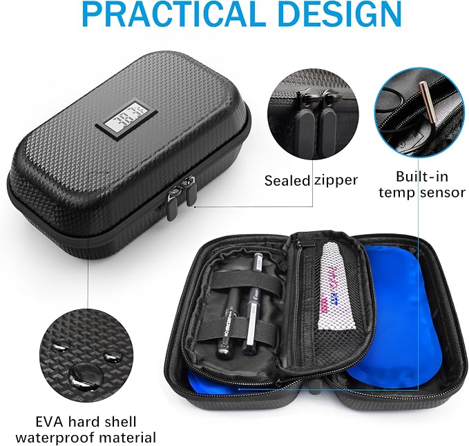 Insulin Cooler Travel Case TSA Approved, Refrigerated Medicine Travel Case - Image 6