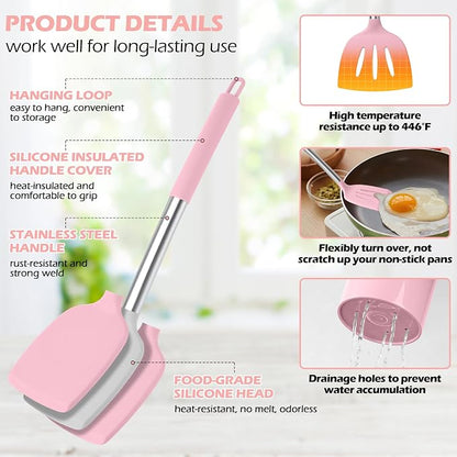 HaWare 29 PCS Silicone Cooking Utensils Set, Heat Resistant Kitchen Utensils Set - Image 3