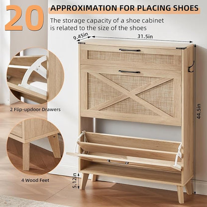 LEYAOYAO Shoe Cabinet Storage for Entryway - Image 2