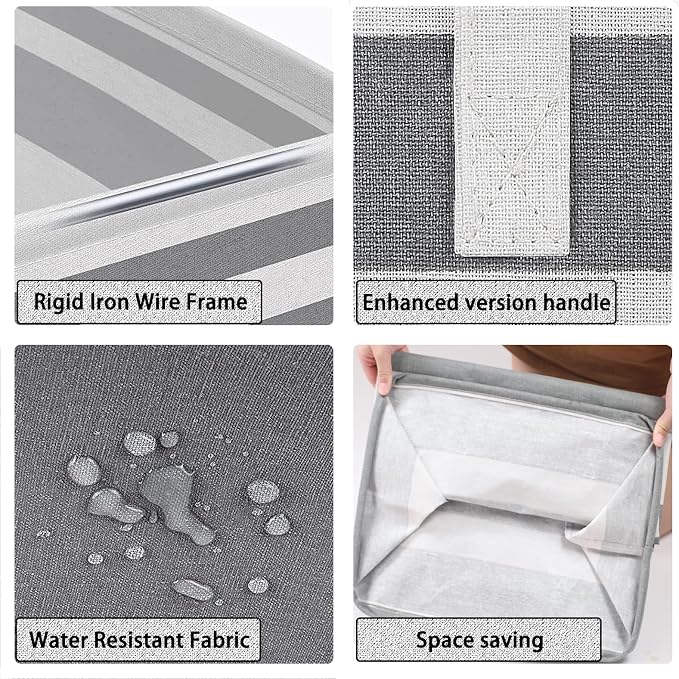 Foldable Laundry Basket，Large Laundry Baskets - Image 4