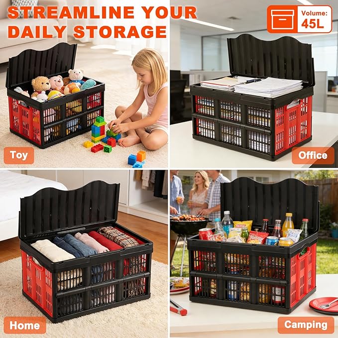 45L Collapsible Storage Bins - Image 6