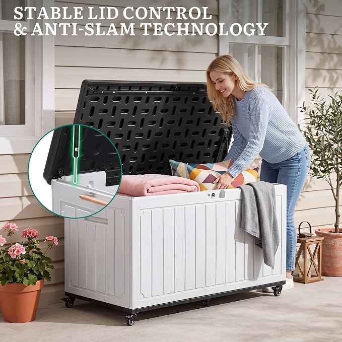 YITAHOME 90 Gallon Outdoor Storage Box - Image 5