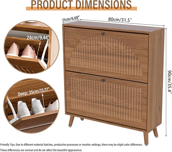 Fsbecl Shoe Storage Cabinet for Entryway - Image 2