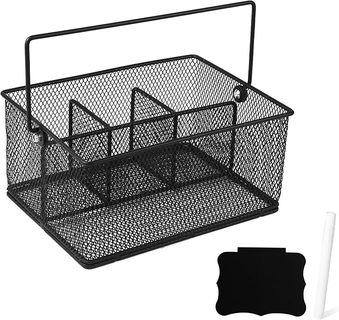 Garden Tool Basket Metal Mesh Gardening Kit Organizer Garden Hand Tools Arrange by Unknown
